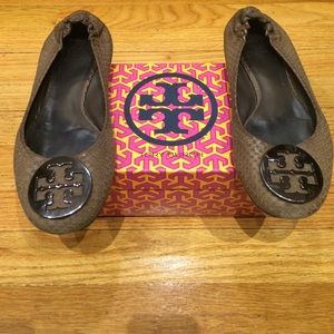 Tory Burch- Reva (Suede Python)