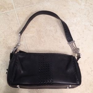 Black Leather Brighton Purse