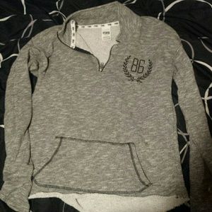 VS half zip up sweatshirt