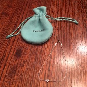 Authentic Tiffany & Co aquamarine bracelet