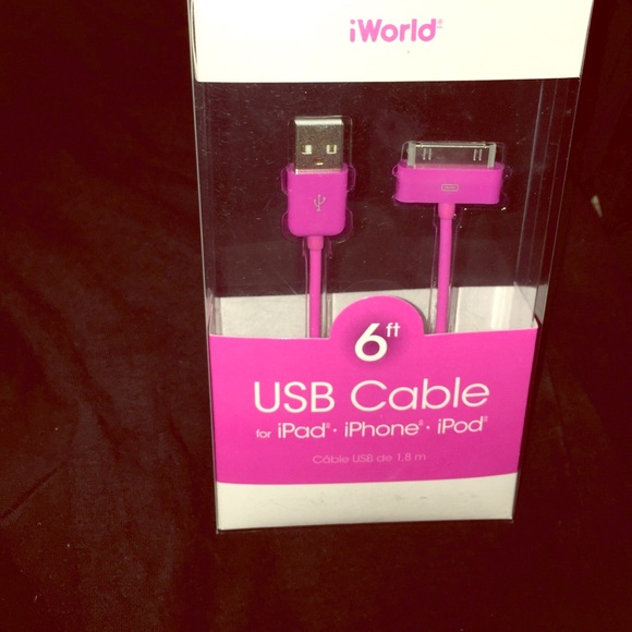High Speed 6 Foot iPhone iPad & iPod USB Cable