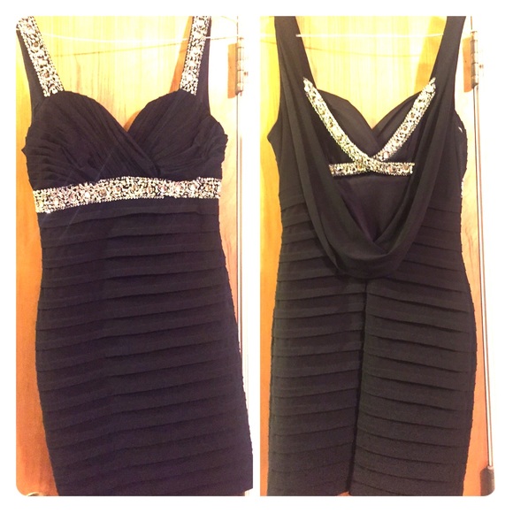 Formal black dress