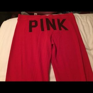 Pink pajama pants size small