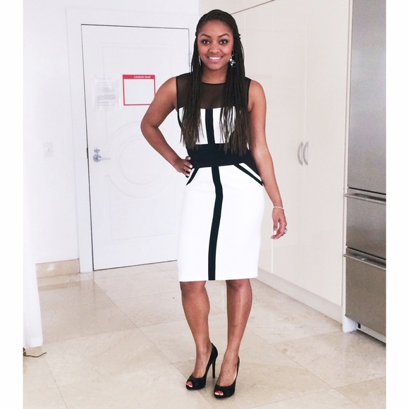 Black & White BCBG Dress