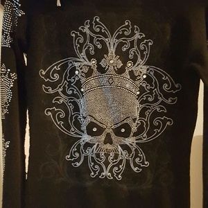 Hooded bling thin sweater was purchased @ king ink