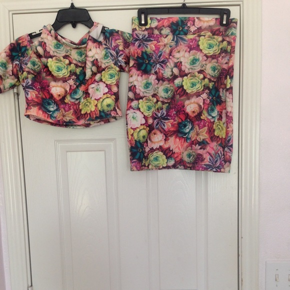 Two Piece Floral set