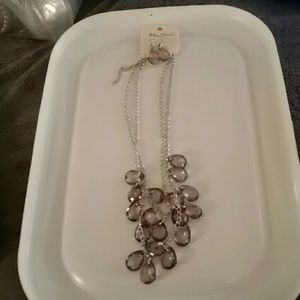 Purple Necklace & Earrings