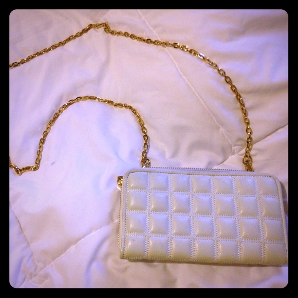 ANTONIO MELANI clutch with gold chain strap