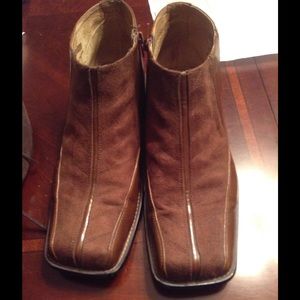 Brown leather Salvatori dress shoes
