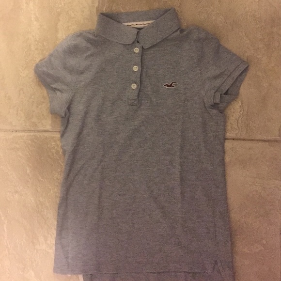 ❌❌sold❌❌Grey hollister polo