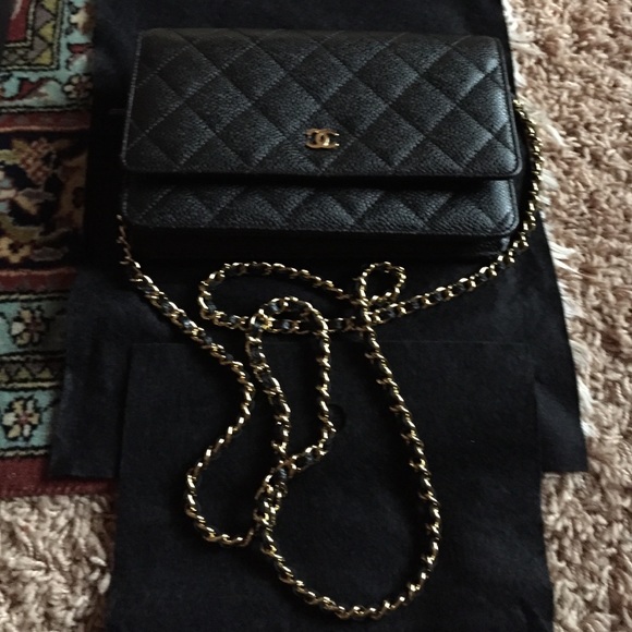 Chanel WOC Caviar with Gold