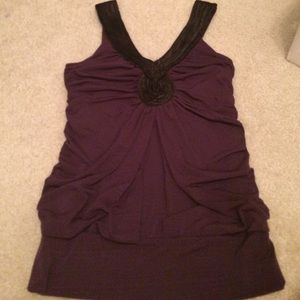 Plum colored dress top.