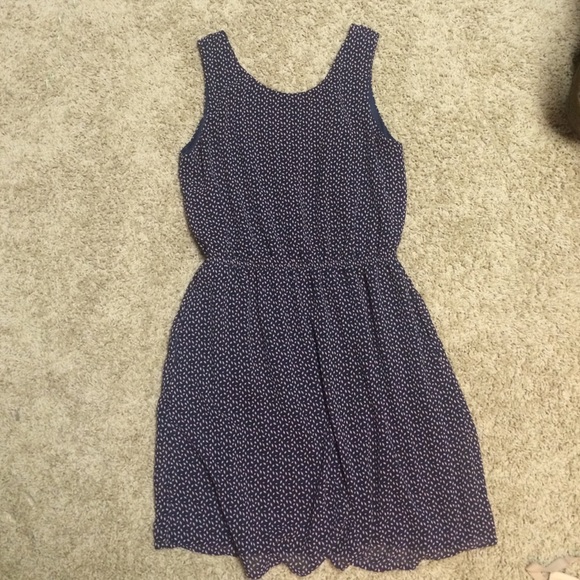 Navy blue and Pink Dress - Picture 2 of 2