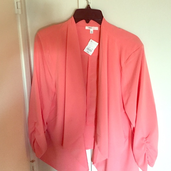 NWT Orange Blazer plus Size