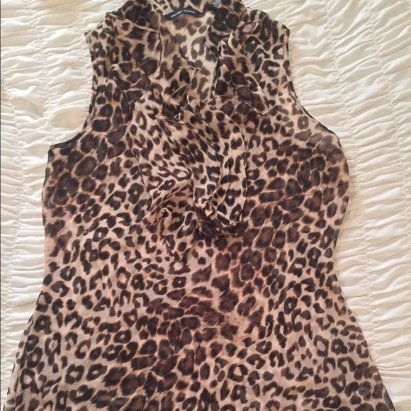 Leopard print blouse