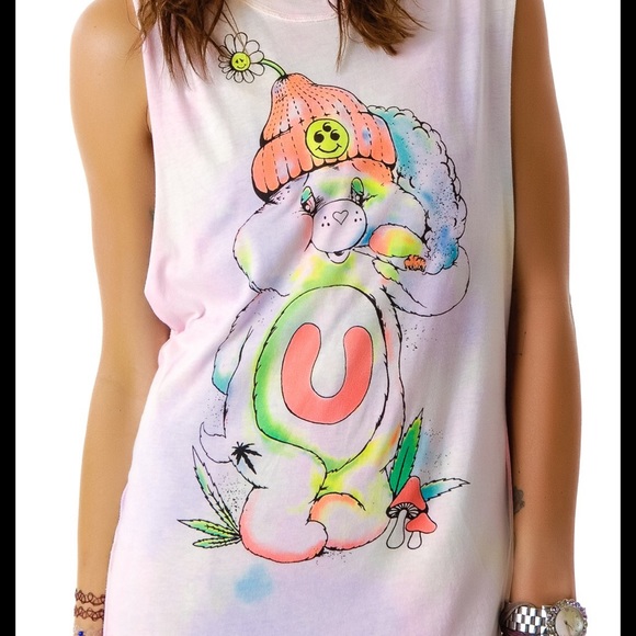 UNIF Don't Care Bear Tank - Picture 2 of 3