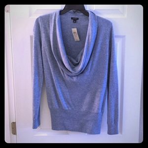 NWT Ann Taylor Lt. Blue Cowlneck Sweater - sz S