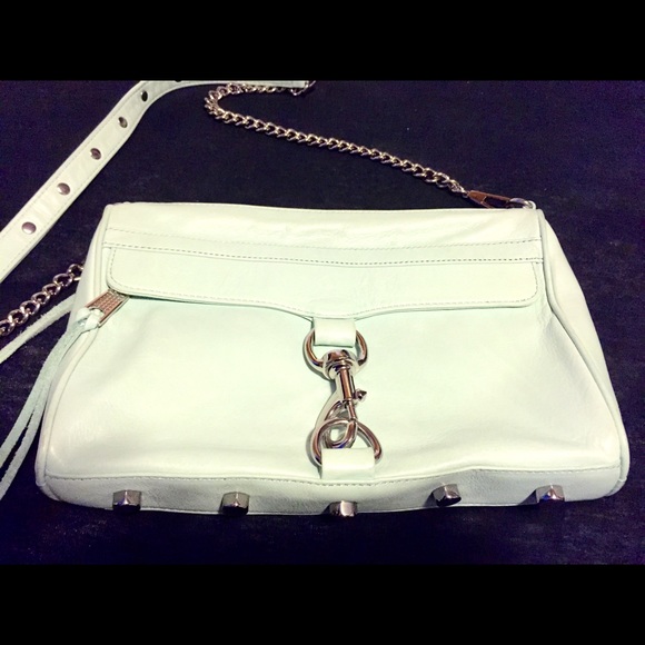 REBECCA MINKOFF Mint Green 'MAC' Crossbody bag