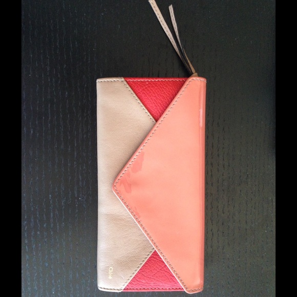 Chloe patent leather wallet