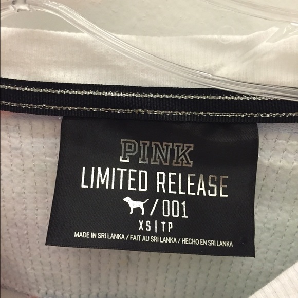 LIMITED EDITION PINK pullover. NWOT - Picture 2 of 3