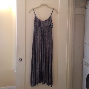 black white tribal print ecote dress xs