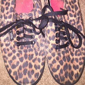 Cheetah print Vans