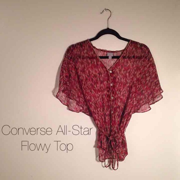 Converse Flowy Red Top
