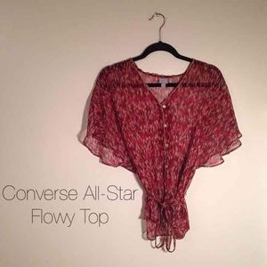 Converse Flowy Red Top