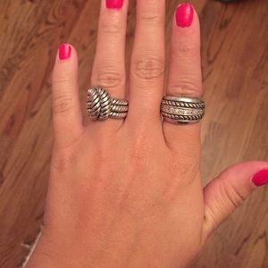 Lia Sophia David Yurman inspired rings