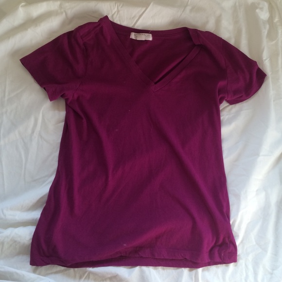 Dark purple shirt