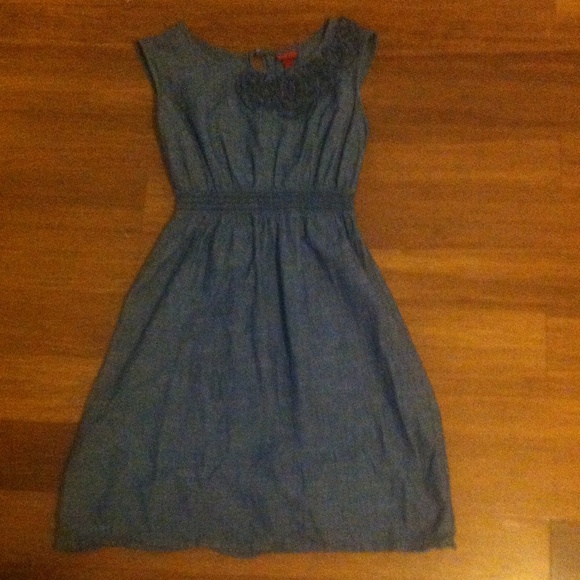 "Denim dress"