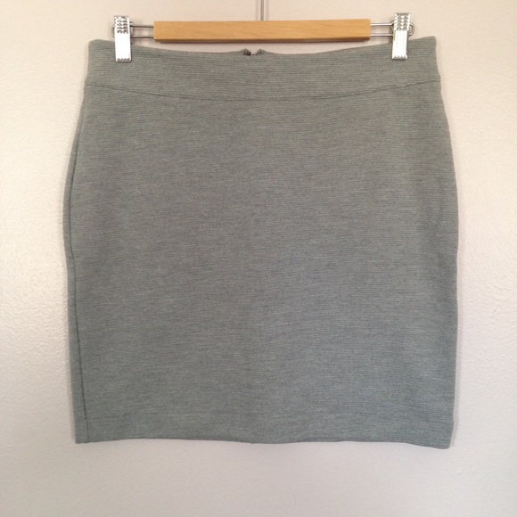Grey Knit Skirt