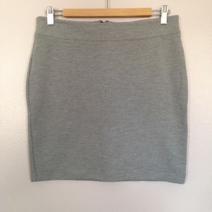 Grey Knit Skirt