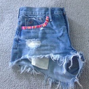 Denim shorts