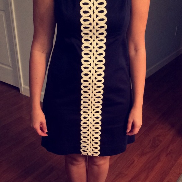 Lilly Pulitzer Navy Shift Dress - Picture 3 of 4