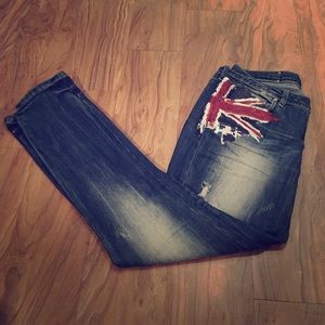 Premiere British Flag Jeans
