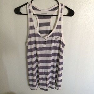 Striped Racerback Tee