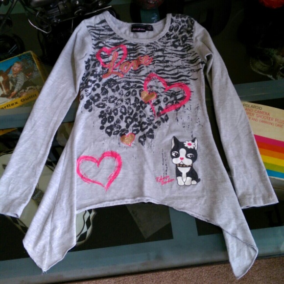 Girls cute pup shirts