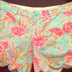 Lilly Pulitzer Scalloped Shorts