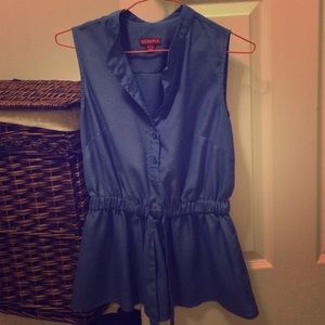 Blue merona shirt x small