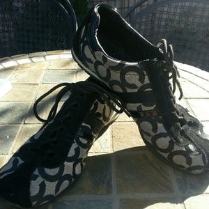 Need gone today!!  Grey & black AUC COACH shoes