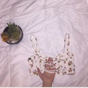 Brandy chiyo caged bralette 🌻