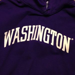 XL purple hooded University of Washington