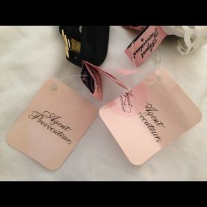 Bikini black and white lace and bows