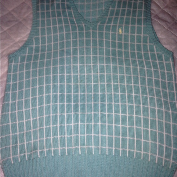 Men's Polo sweater vest.