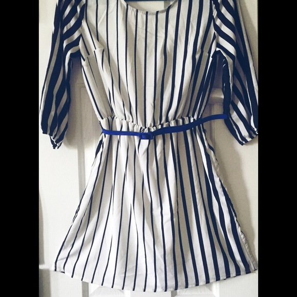 B/W Striped Dress