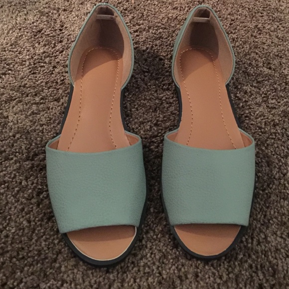 Urban Outfitters bluish/green flats