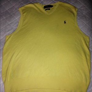 Mens Polo sweater vest.