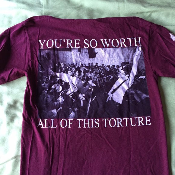 Maroon Man Overboard Shirt