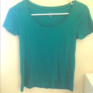 LOFT Petite Essential Scoop Neck Tee